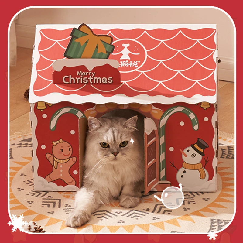 HOOPET Christmas Cat House