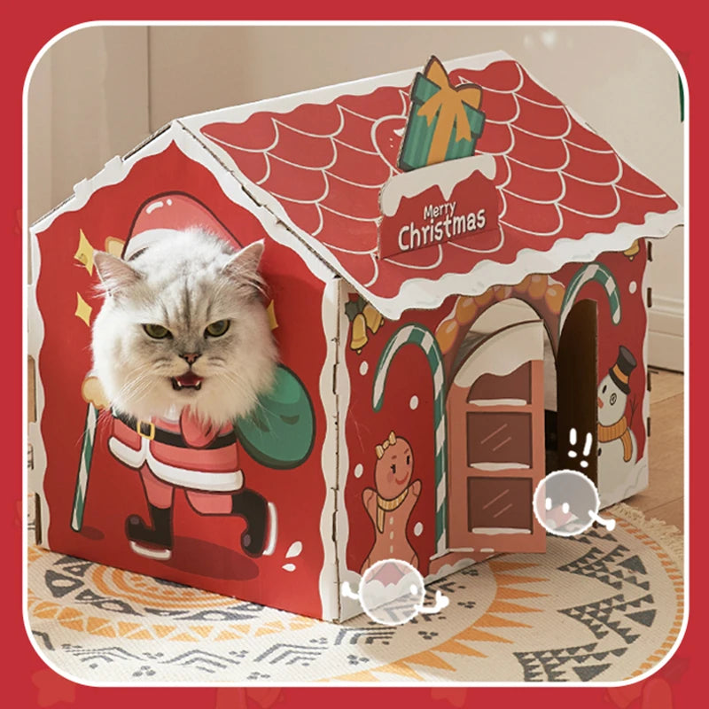 HOOPET Christmas Cat House
