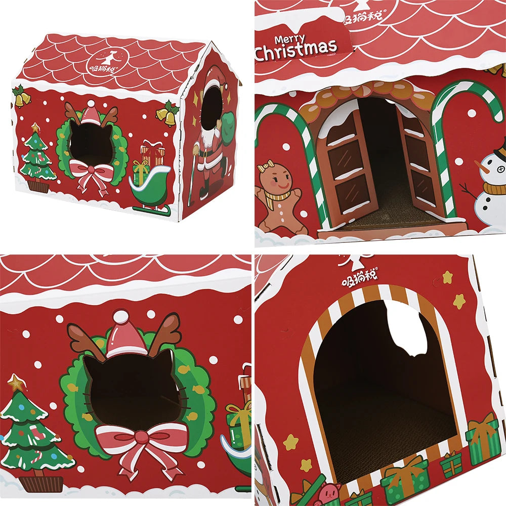 HOOPET Christmas Cat House