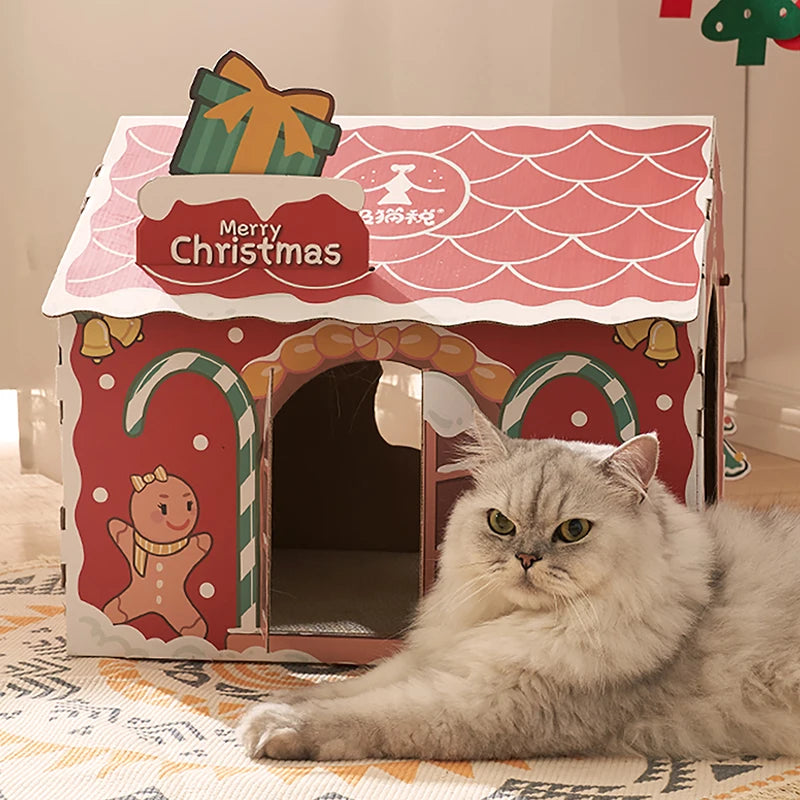 HOOPET Christmas Cat House