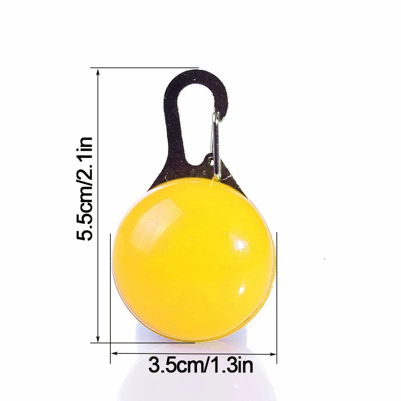 Gloeiende LED hanger voor honden en katten