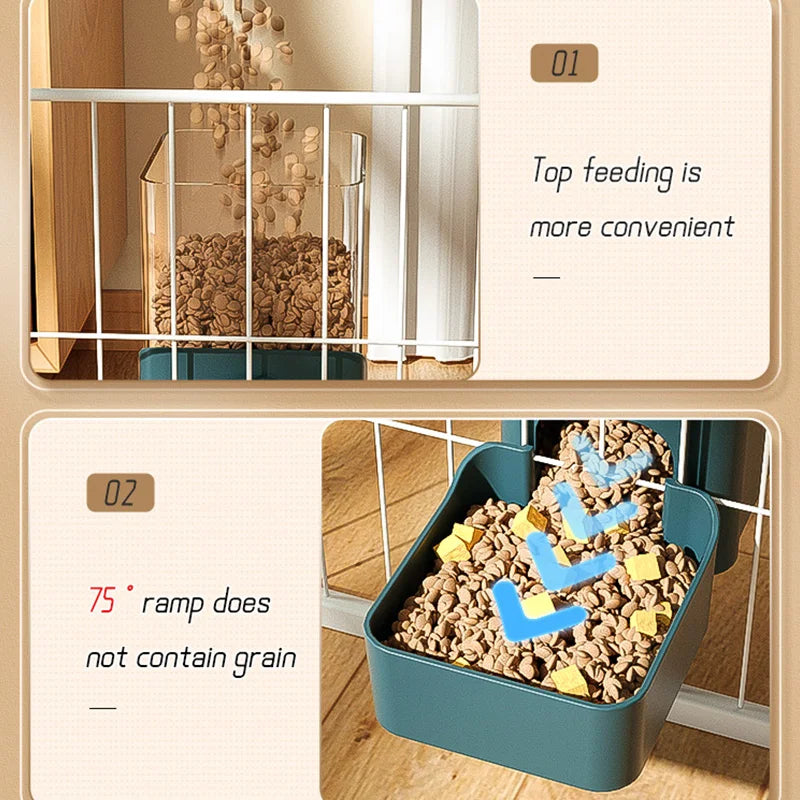 HOOPET Automatische Voer- en Waterdispenser voor Honden en Katten