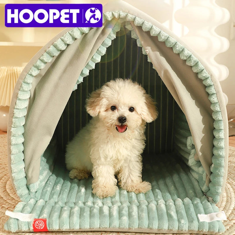 HOOPET Hondenhuis Met Gordijn