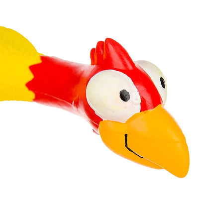 HOOPET Schreeuwende Kip Kauwspeeltje