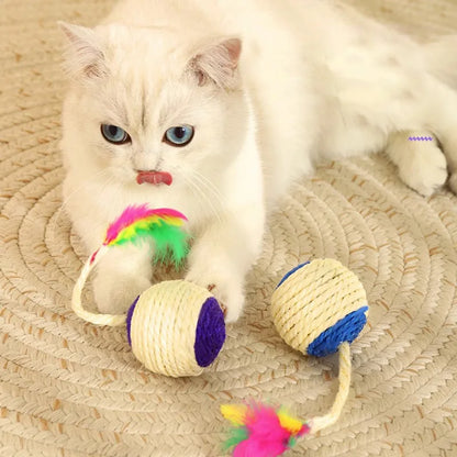 HOOPET Touwbal Speeltje – Interactief Krabspeeltje voor Katten